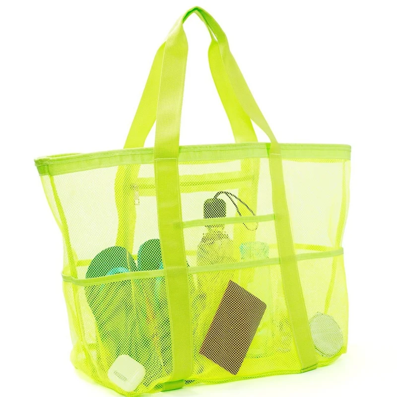 Große Strandtasche aus atmungsaktivem Mesh-Material Skanto