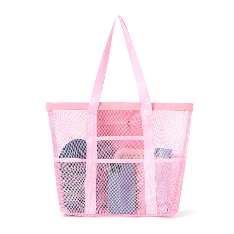Große Strandtasche aus atmungsaktivem Mesh-Material Skanto