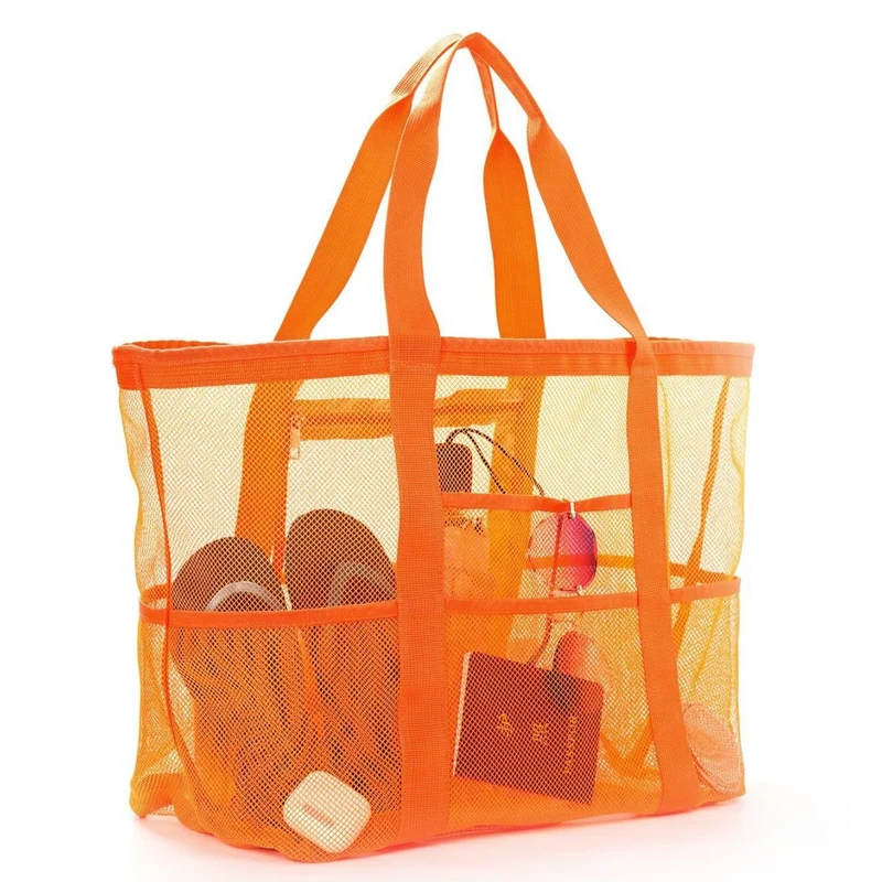 Große Strandtasche aus atmungsaktivem Mesh-Material Skanto