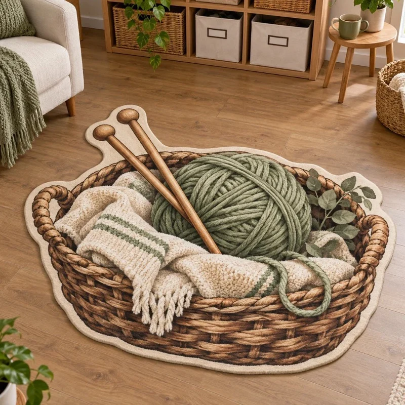 Hochlandrind-Themen-Teppich