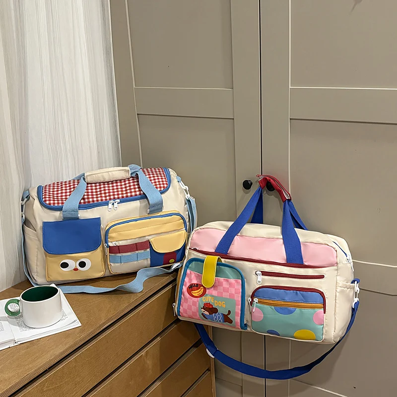 Bunte und verspielte Damen-Freizeitschultertasche Skanto