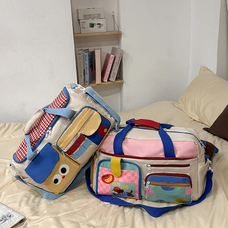Bunte und verspielte Damen-Freizeitschultertasche Skanto