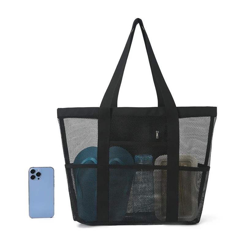 Geräumige Mesh-Strandtasche Skanto