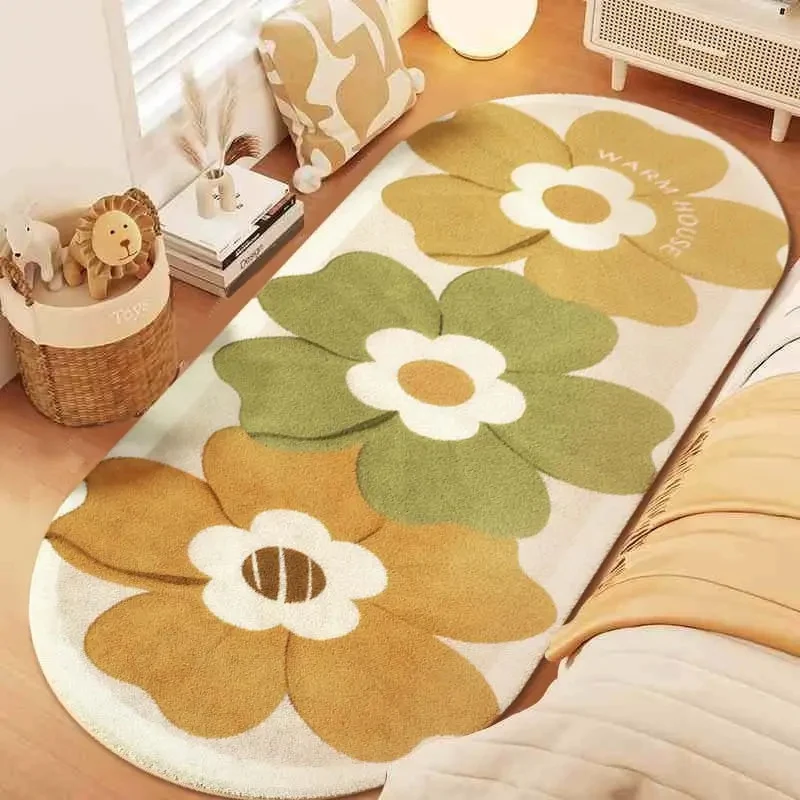 Florales Muster Läufer Teppich