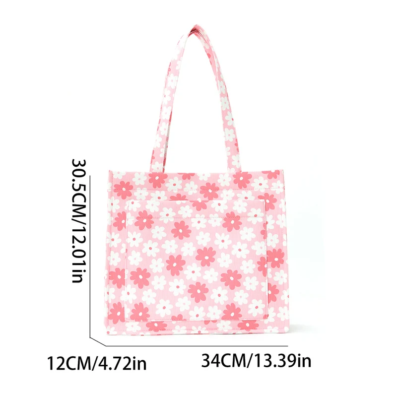 Trendige Tragetasche mit Blumendesign Skanto