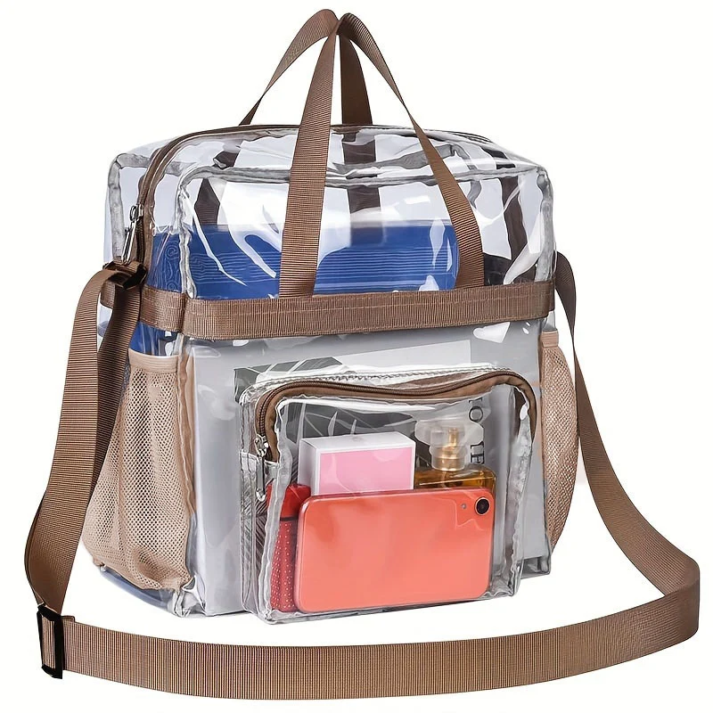 Transparente Handtasche mit strukturiertem Design Skanto