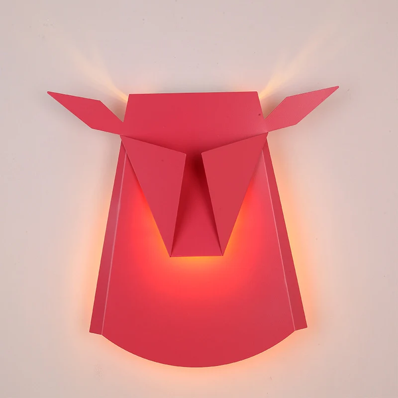 Kreative tierische Wandlampe
