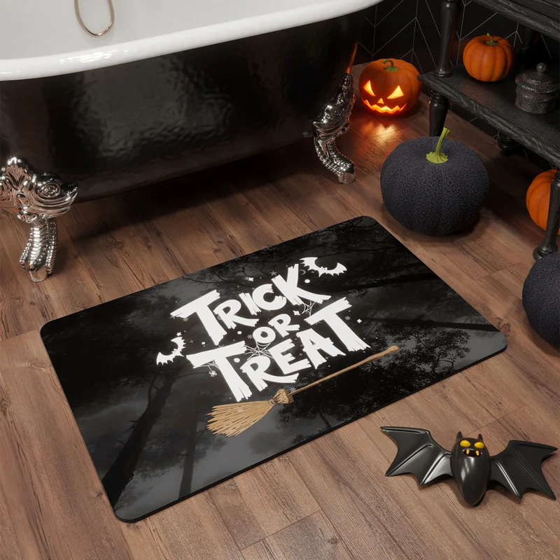 Halloween-Themen-Badezimmermatte