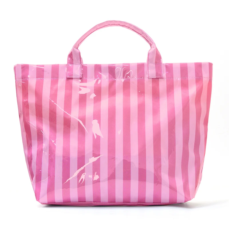 Strandtasche mit buntem Karomuster und wasserabweisender Beschichtung Skanto