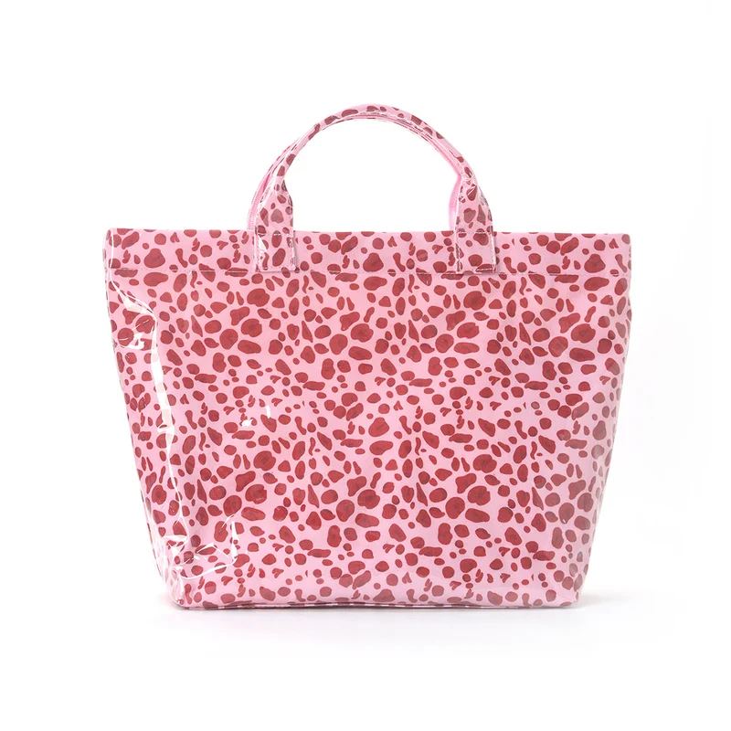 Strandtasche mit buntem Karomuster und wasserabweisender Beschichtung Skanto