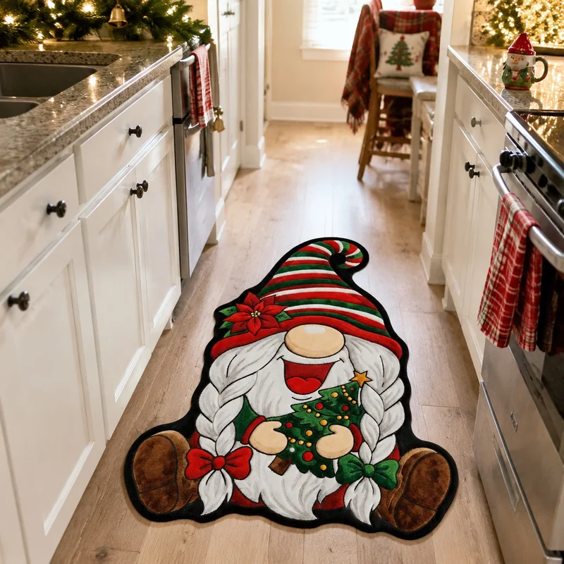 Weihnachts-Themen-Plüsch-Eingangsmatte