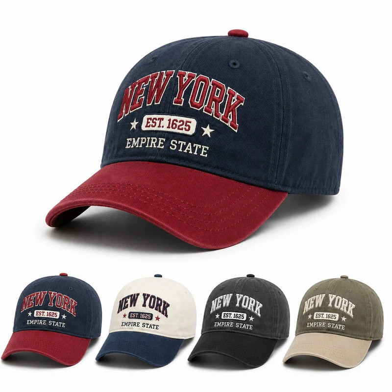Sportliche und stylische Damenmütze mit New York Stickerei Skanto
