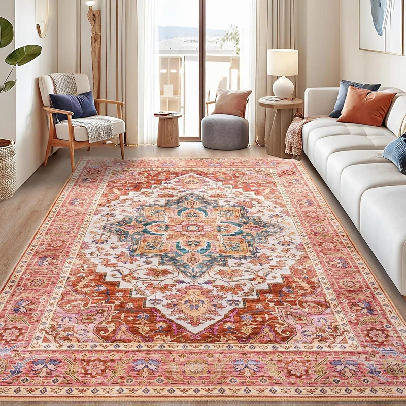Dekorativer Vintage-inspirierter Teppich
