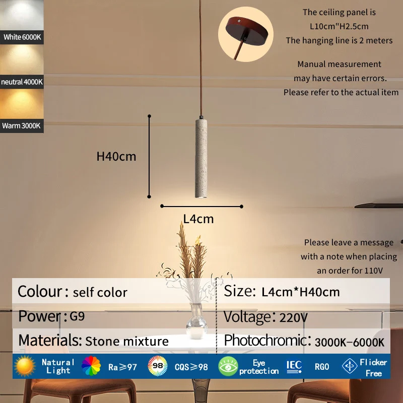 Stone Mixture Pendelleuchte