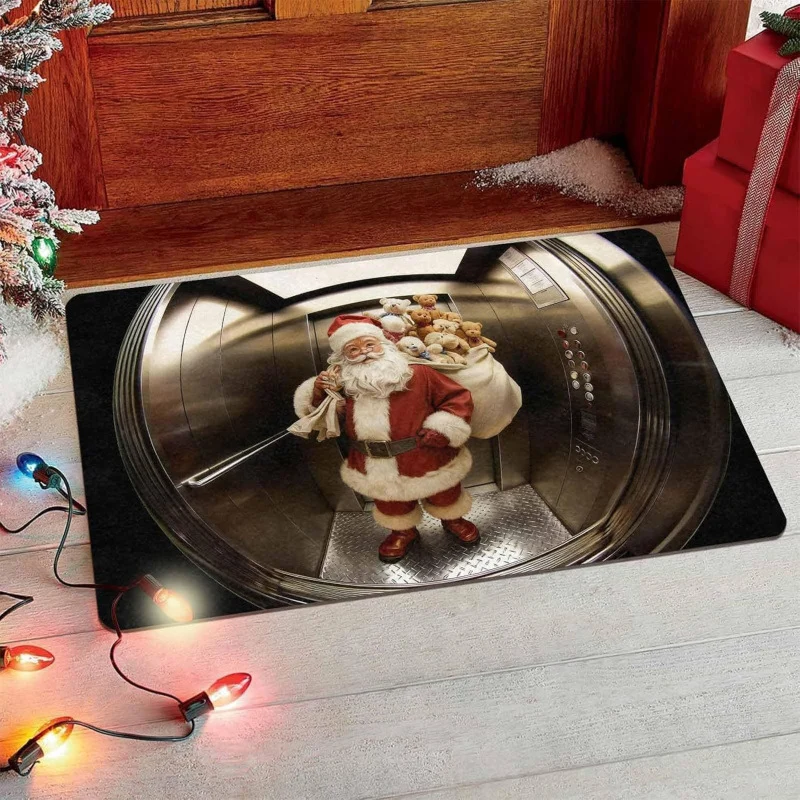 Weihnachtlich dekorative Fußmatte