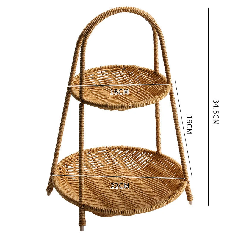 Eleganter geflochtener Aufbewahrungskorb Skanto