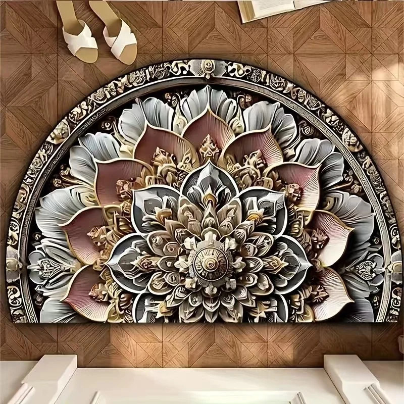 Dekorativer Mosaikbereichsteppich