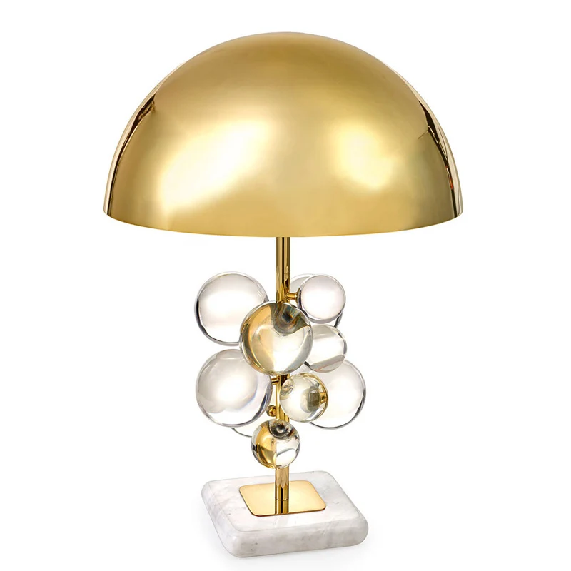 Luxuriöse moderne Glasblasen-Akzentlampe