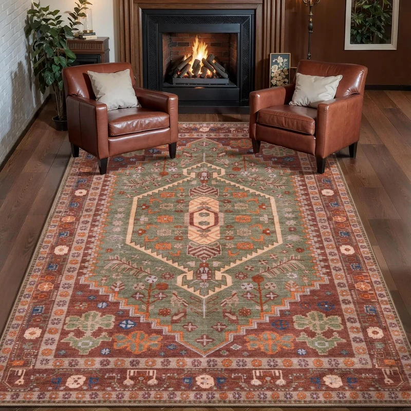 Bohemian-inspirierter Teppich