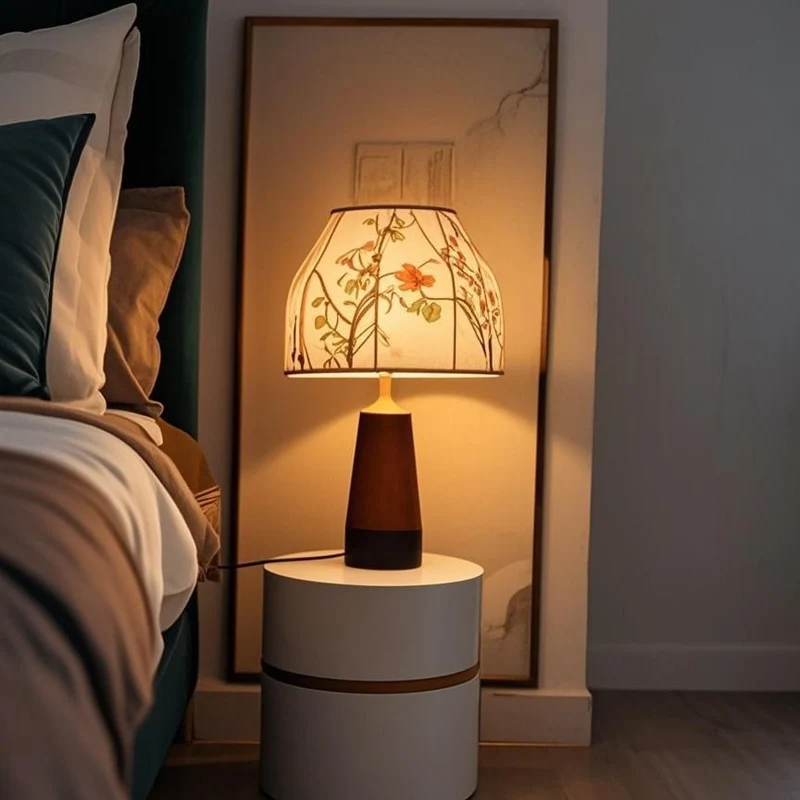 Blumen Design Tischlampe