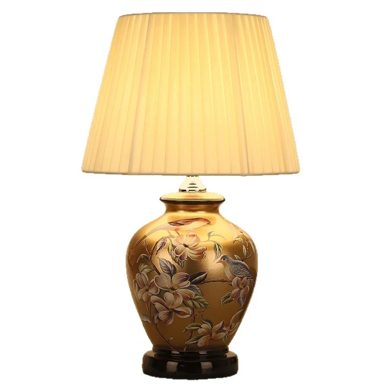 Florale Dekorative Tischlampe