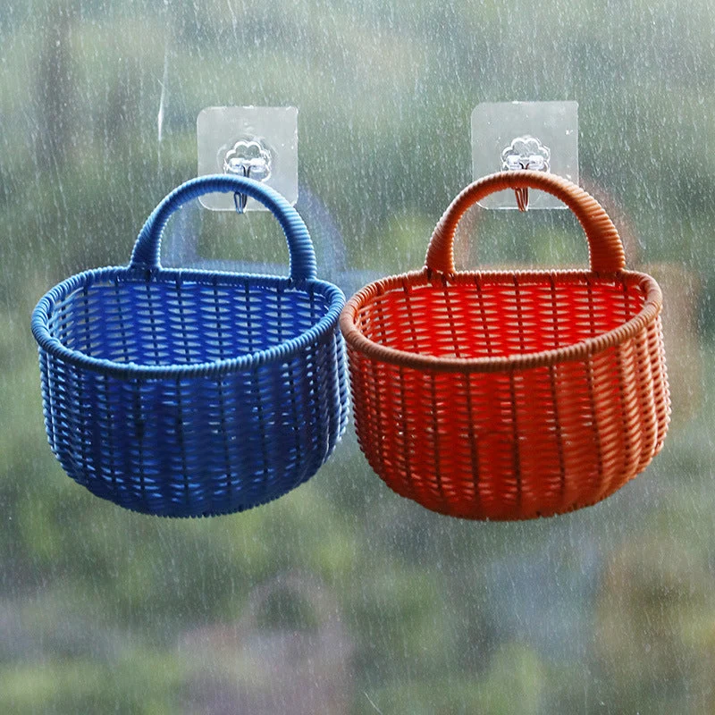 Eleganter gewebter Aufbewahrungskorb mit ergonomischem Griff Skanto