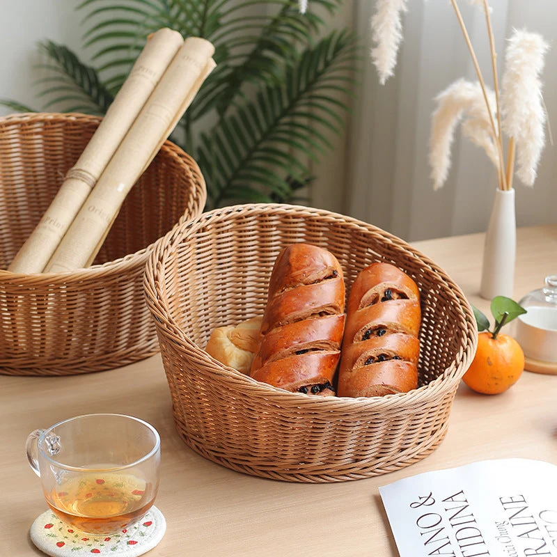 Natürlich geflochtener Brotkorb Skanto