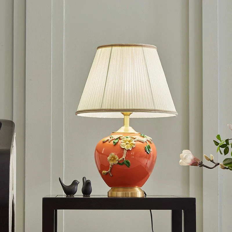 Künstlerische Keramik Tischlampe