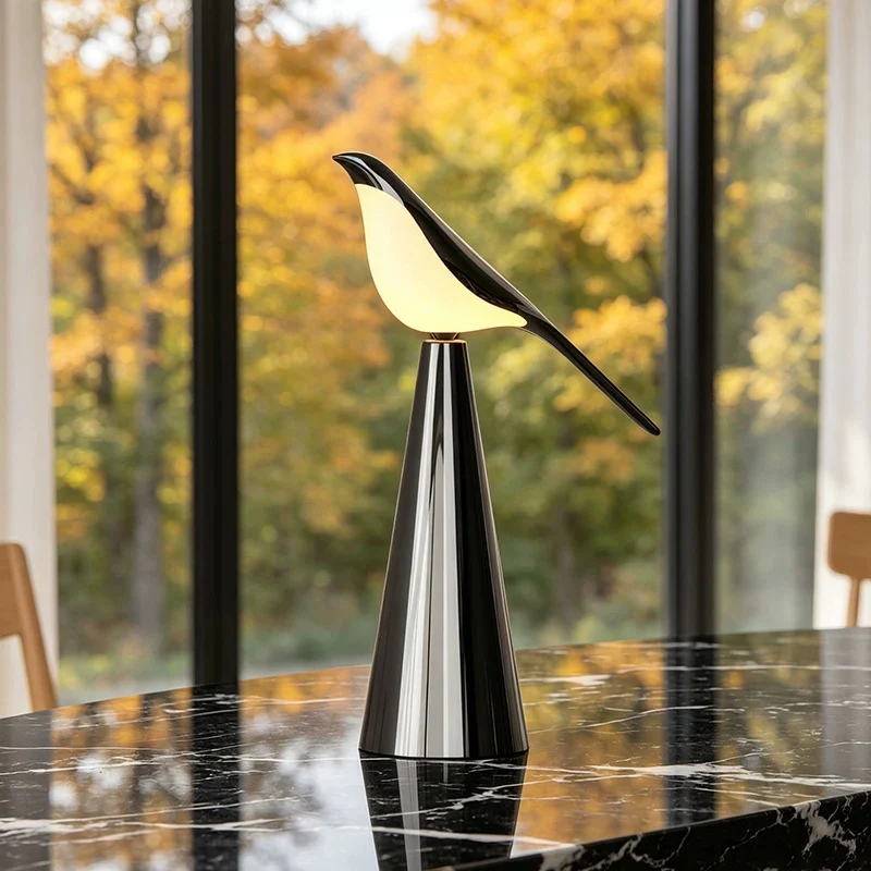 Künstlerische Vogel-Form Tischlampe