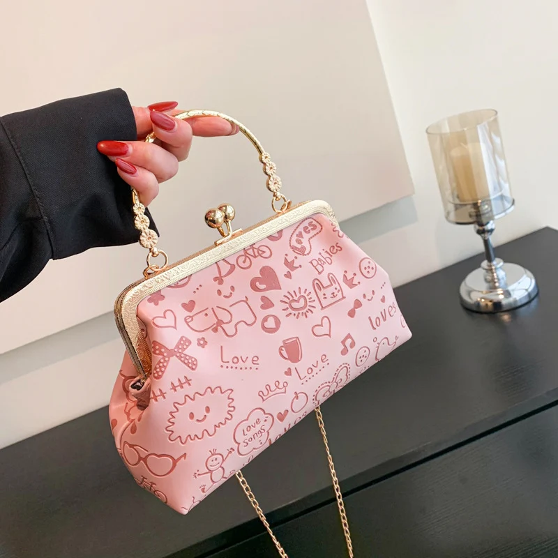 Verspielt Grafik Handtasche