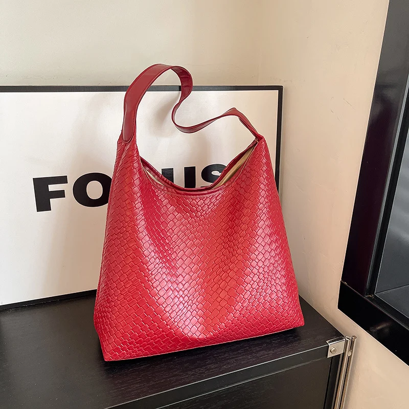 Strukturierte Leder Tasche