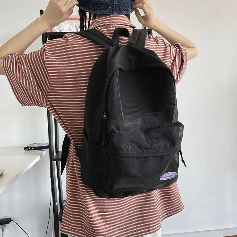 Transparenter Mesh-Rucksack Karnz