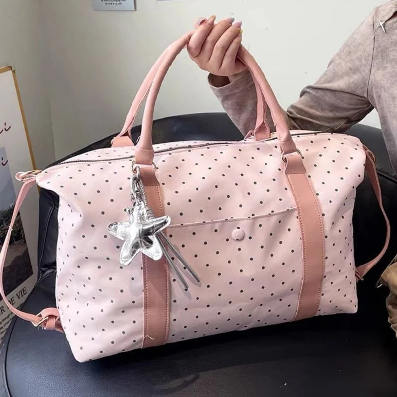 Damen gepunktete Reisetasche Karnz