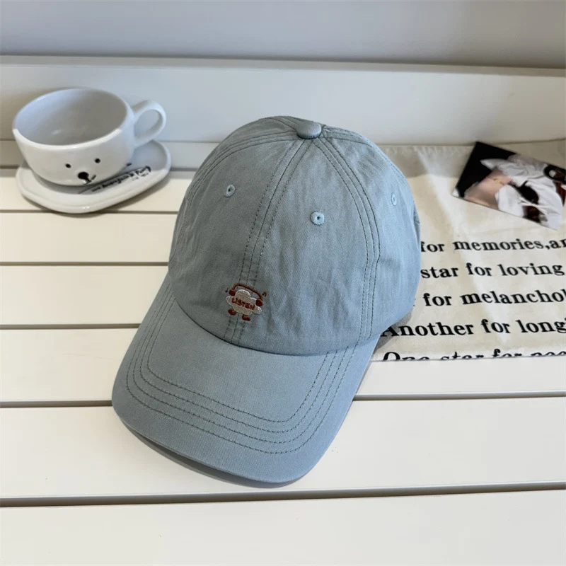 Bestickte Baseball Cap mit Cartoon-Motiv für Damen Skanto