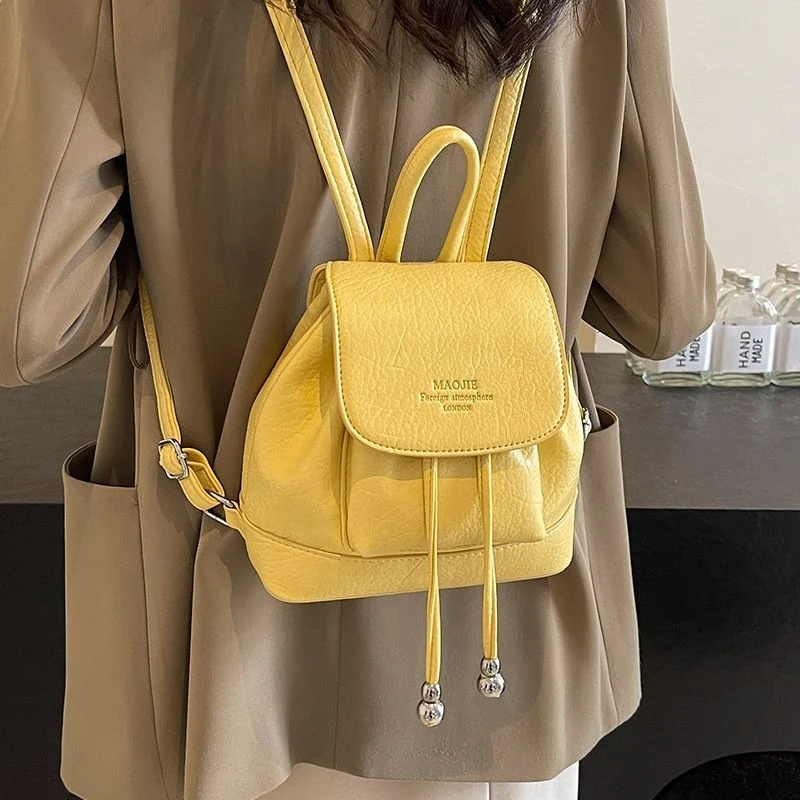 Damen Chic Mini Rucksack Tasche Karnz