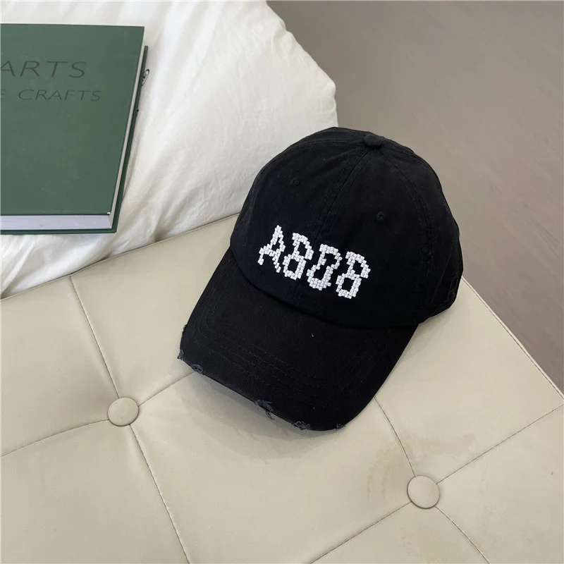 Skanto Damen Baseball Cap aus Baumwolle im Used-Look mit Grafik-Detail Skanto