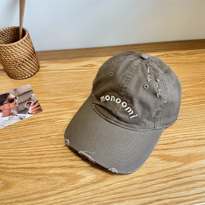 Damen Baseball Cap aus Baumwolle im Used-Look Skanto