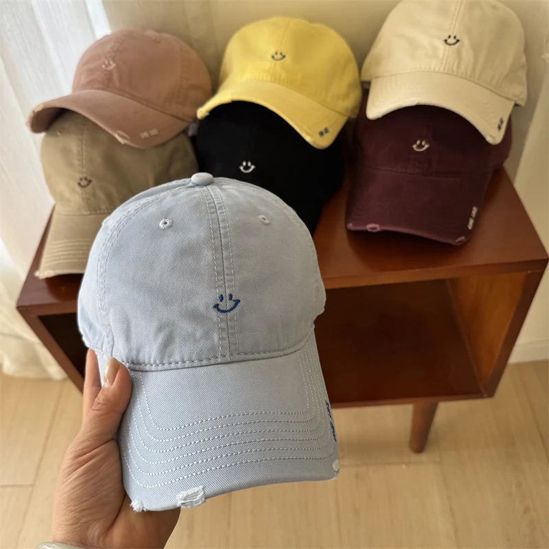 Damen Freizeit-Cap mit Smile-Stickerei Skanto