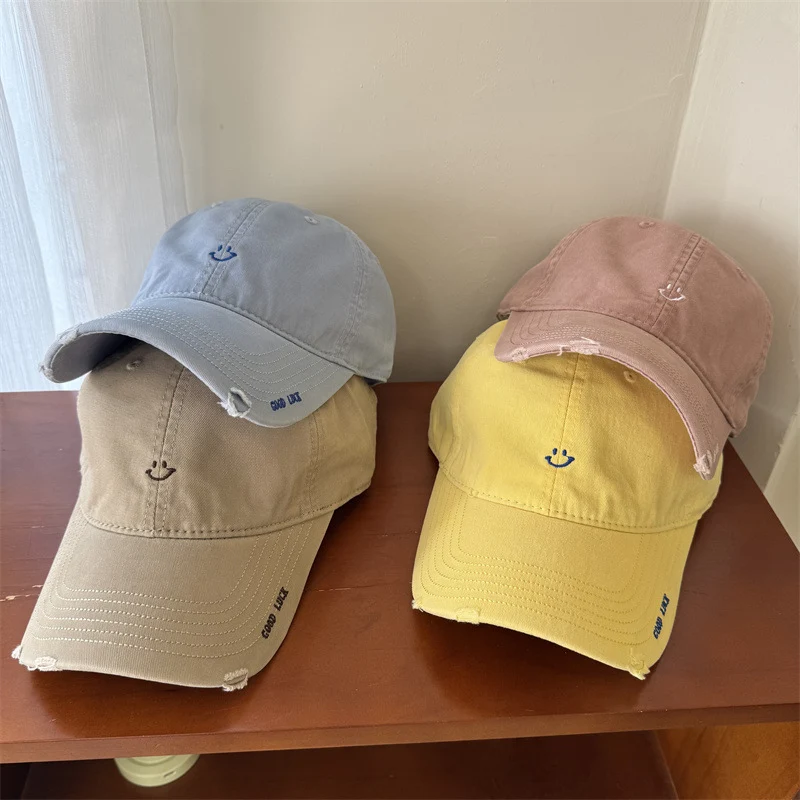 Damen Freizeit-Cap mit Smile-Stickerei Skanto