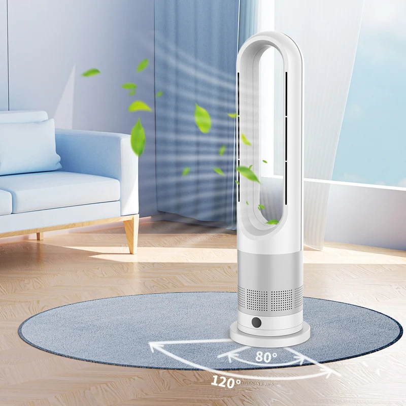 Ventilator ohne Rotorblätter mit HEPA-Luftreiniger und Weitwinkel-Oszillation Skanto