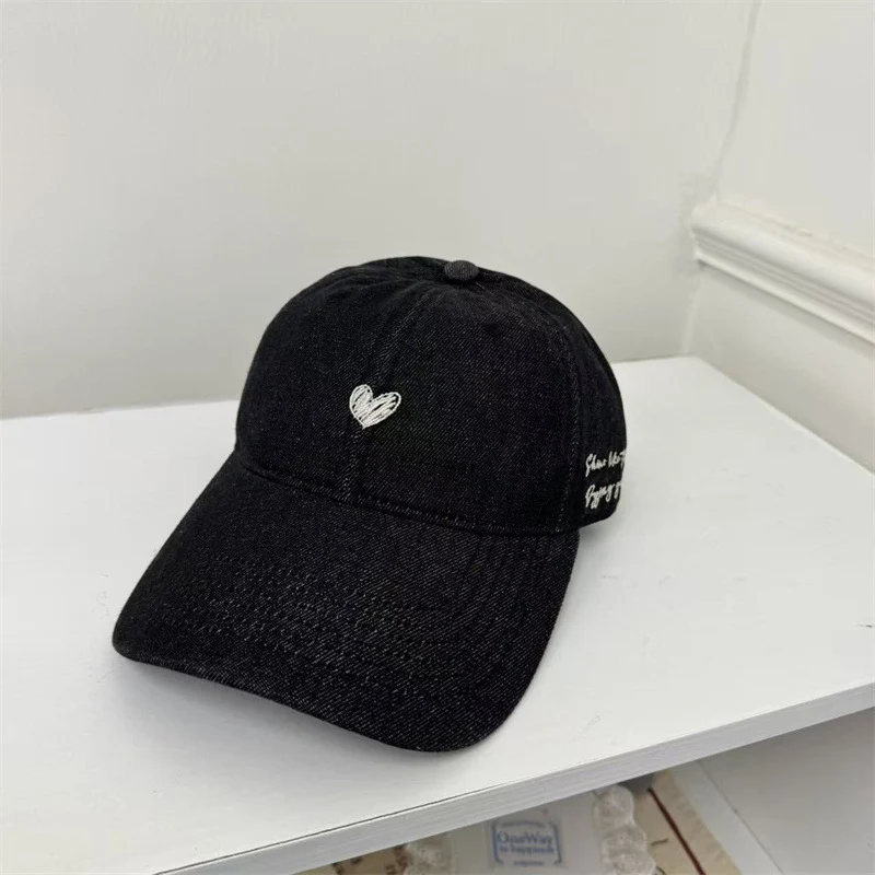 Damen Baseball-Cap aus Denim mit Stickerei Skanto