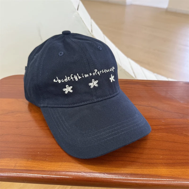 Damen Lässige Baumwoll-Baseballkappe mit Stickerei Skanto