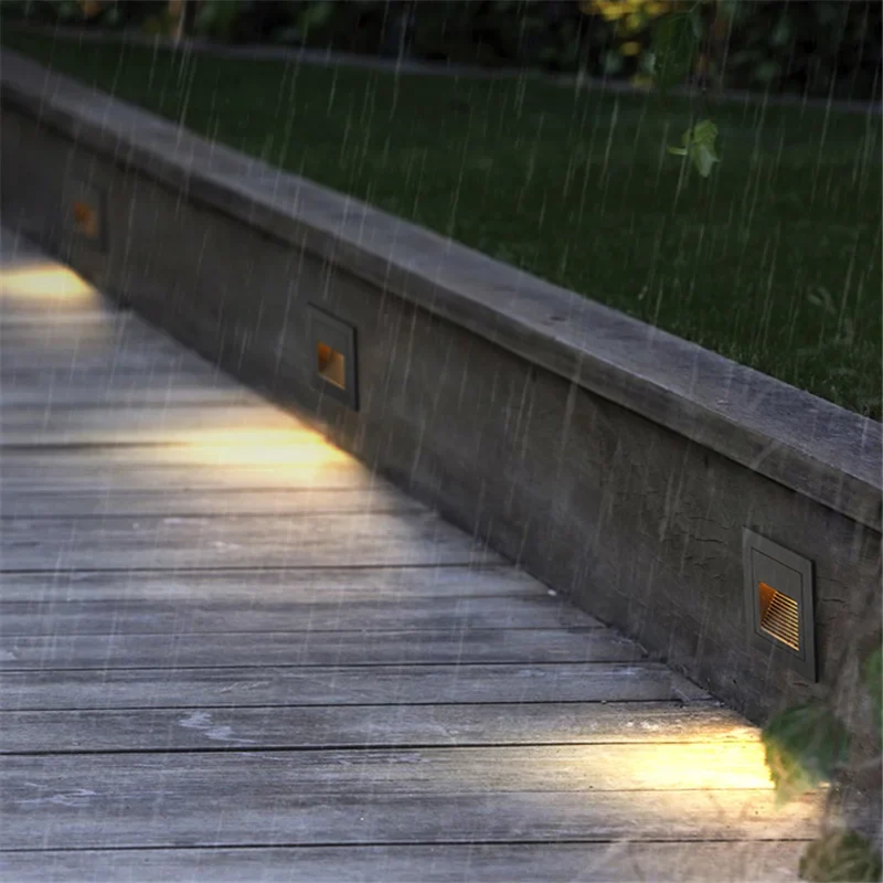 Wasserdichte LED-Treppenleuchte – Außenwandlampe für Treppen und Wege | Skanto