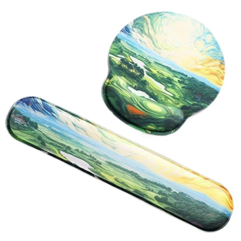 Künstlerische Gel-Handgelenkstütze-Mauspad