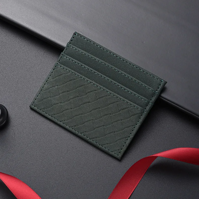 Minimalistische Leder Kartenhalter
