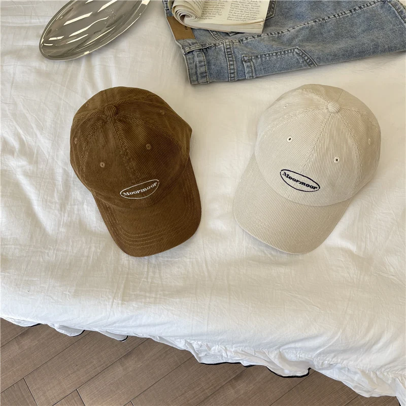 Damen lässige Cord-Baseballkappe Skanto