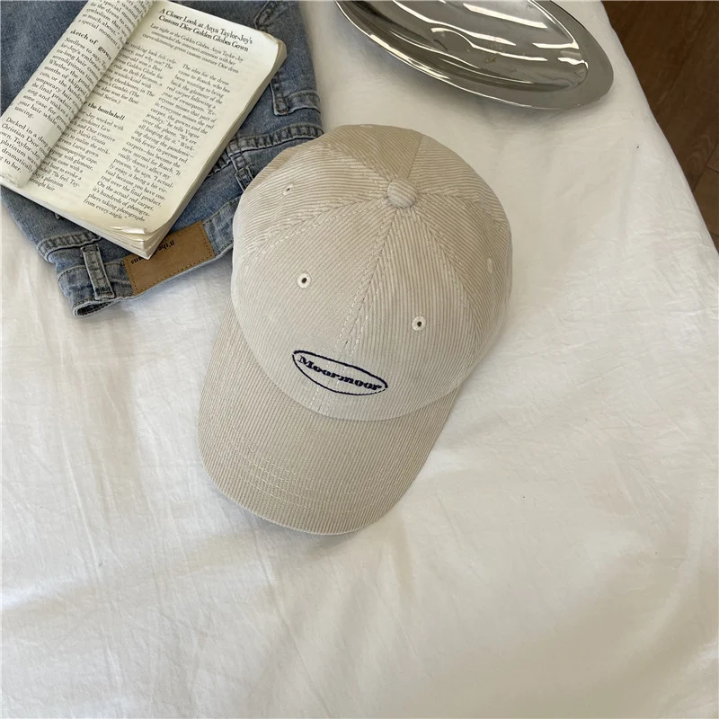Damen lässige Cord-Baseballkappe Skanto