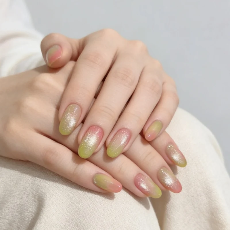 Ombre Gel Nail Art Verbesserungen
