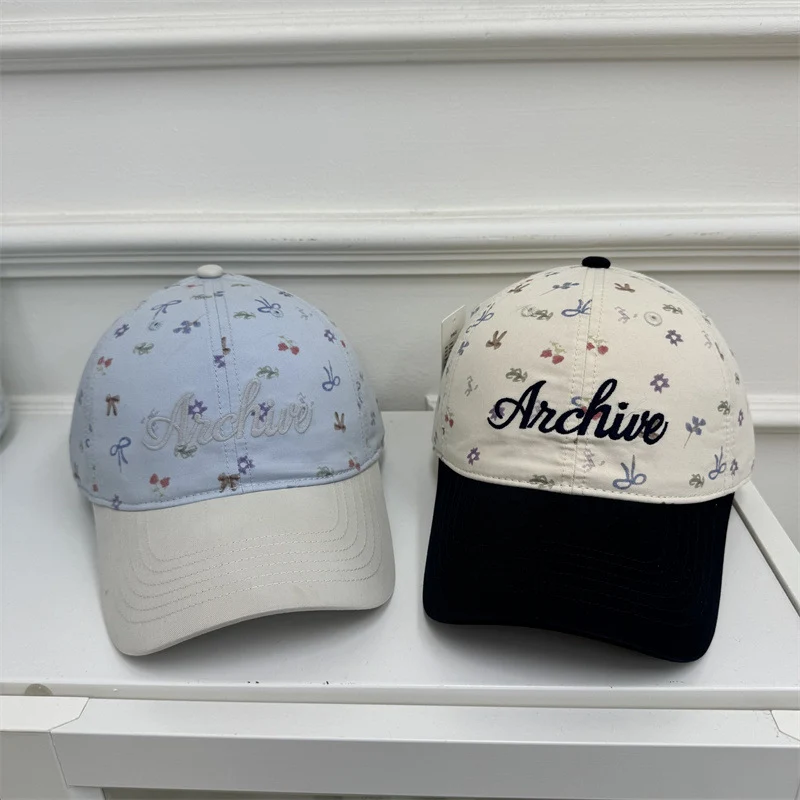 Damen Baseballkappe mit Blumenstickerei Skanto