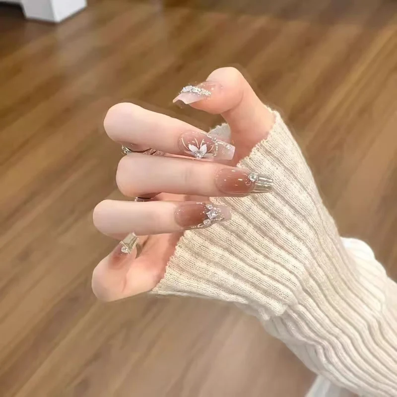 Premium Glänzende Gel Nagelverlängerungen